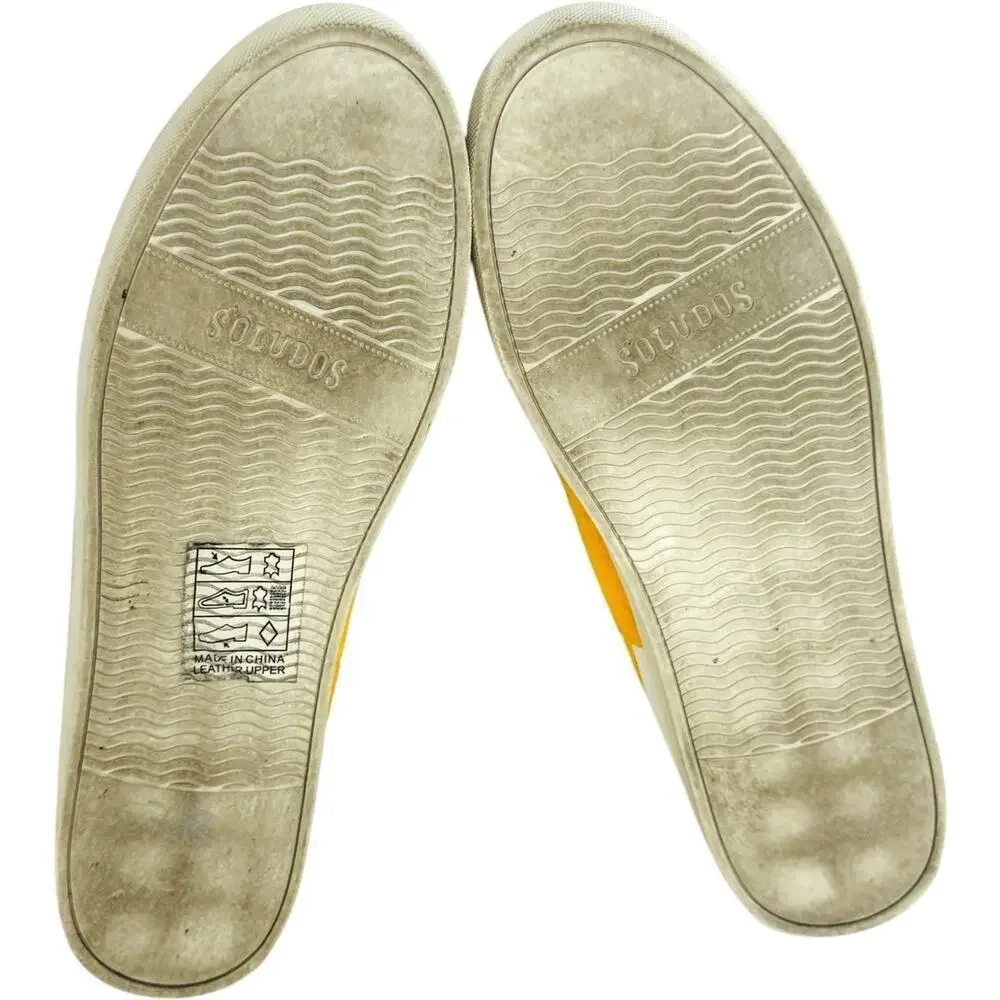 Soludos Rainbow Wave Low Top Trainer Sneaker White Multi Women's Size US 6.5